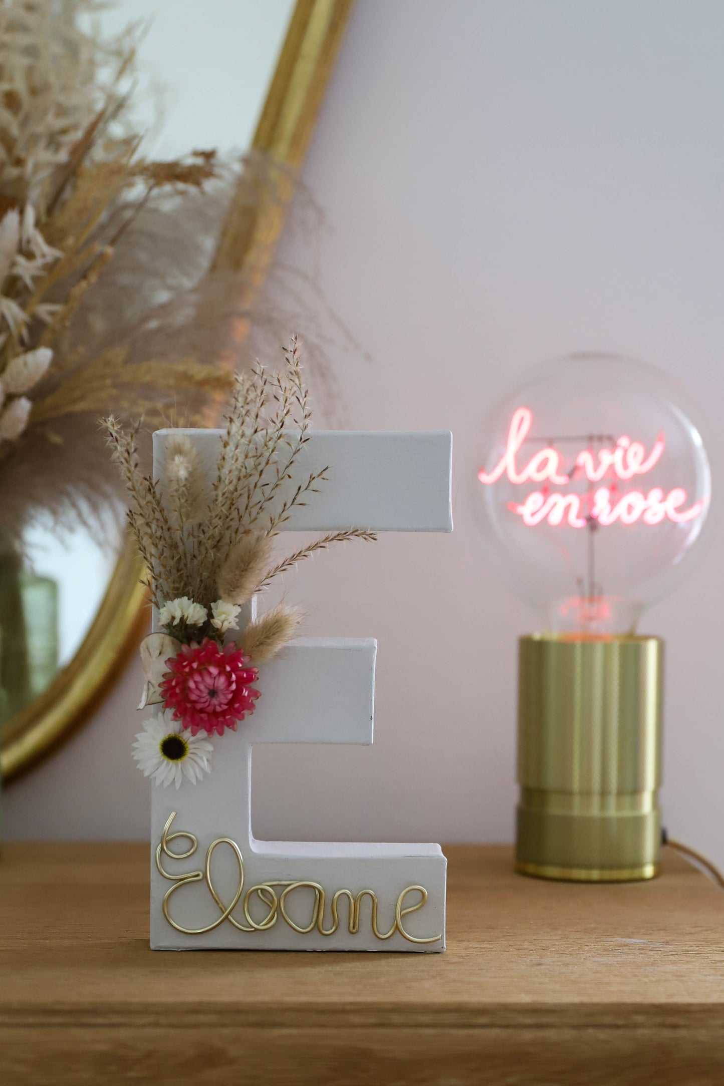 Lettres fleuries