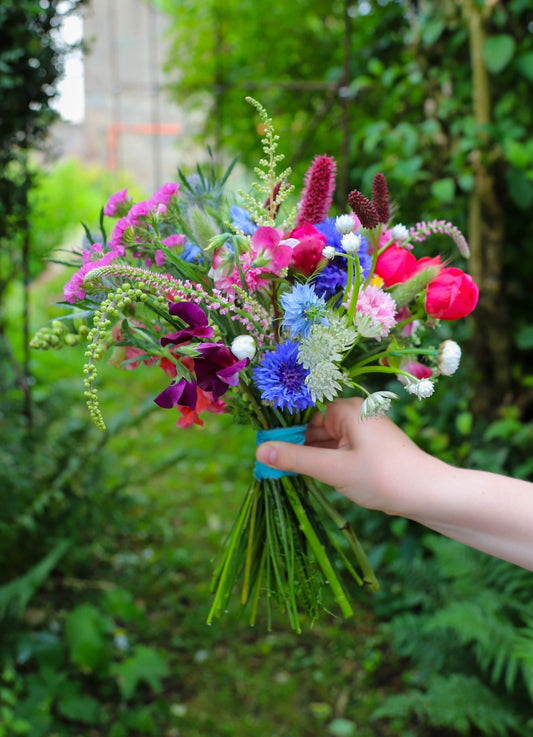 bouquet de mariée coloré
