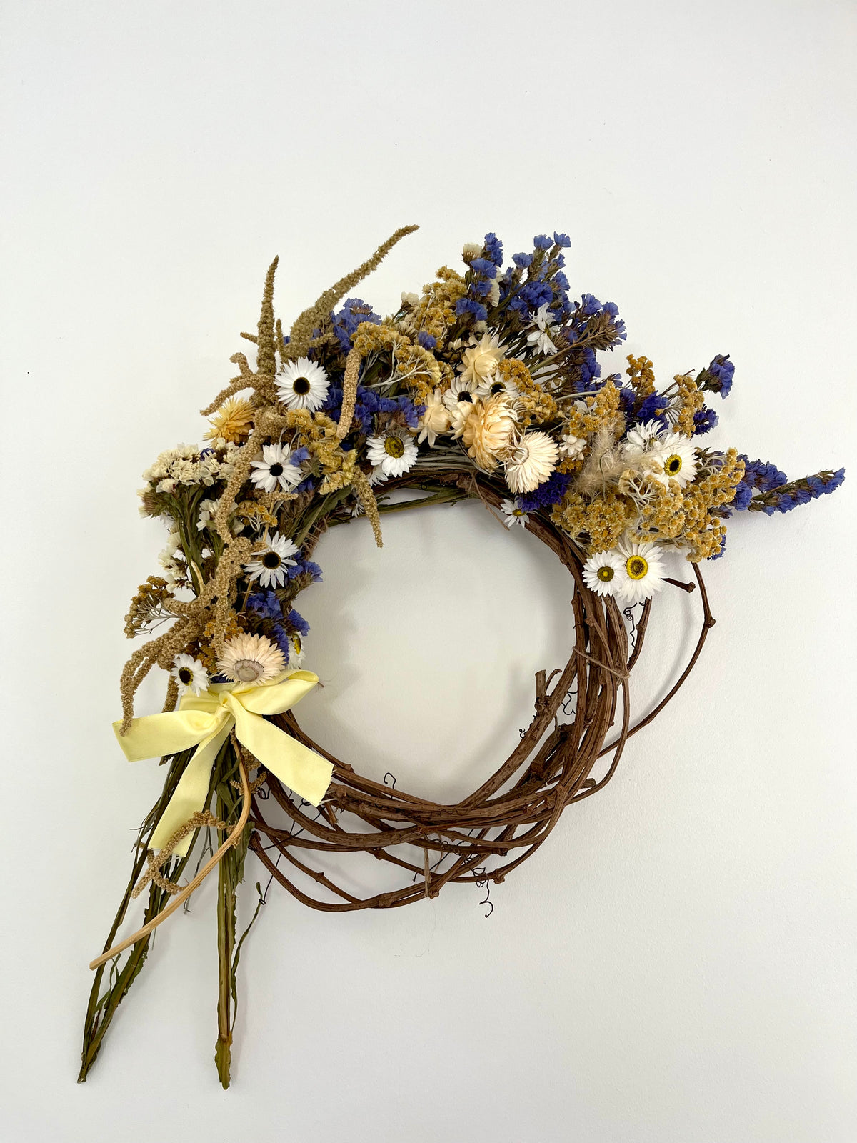 Atelier couronne de fleurs séchées