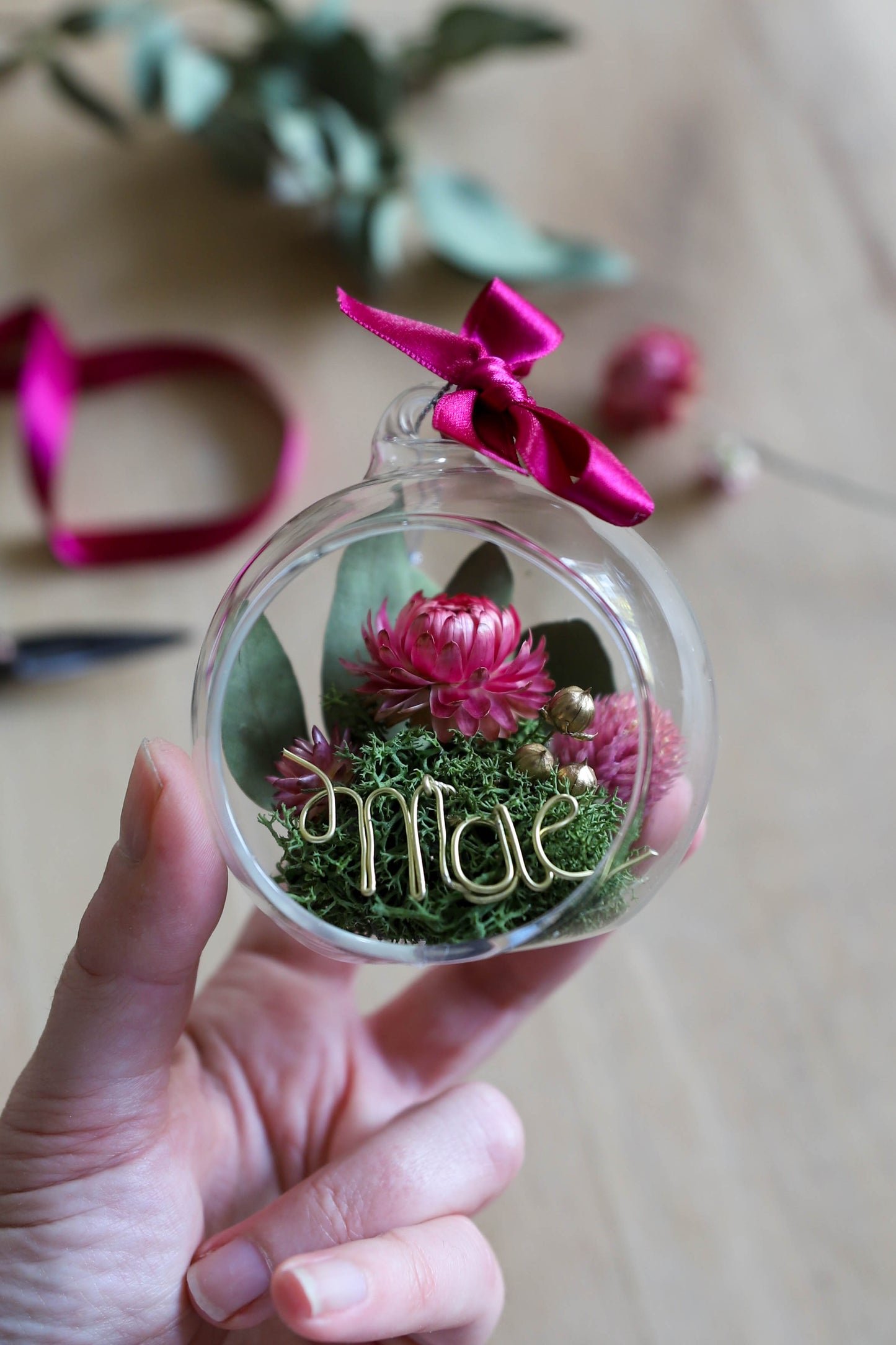 Boules de Noël personnalisées