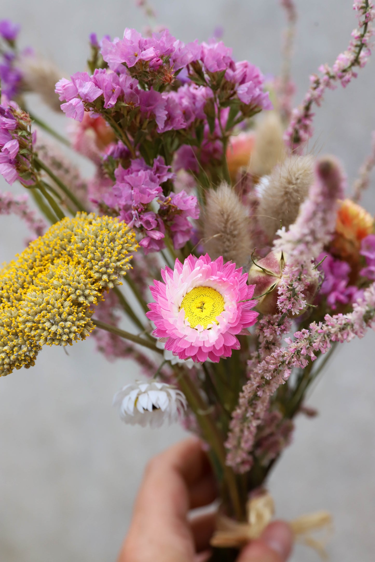 Bouquet de fleurs séchées