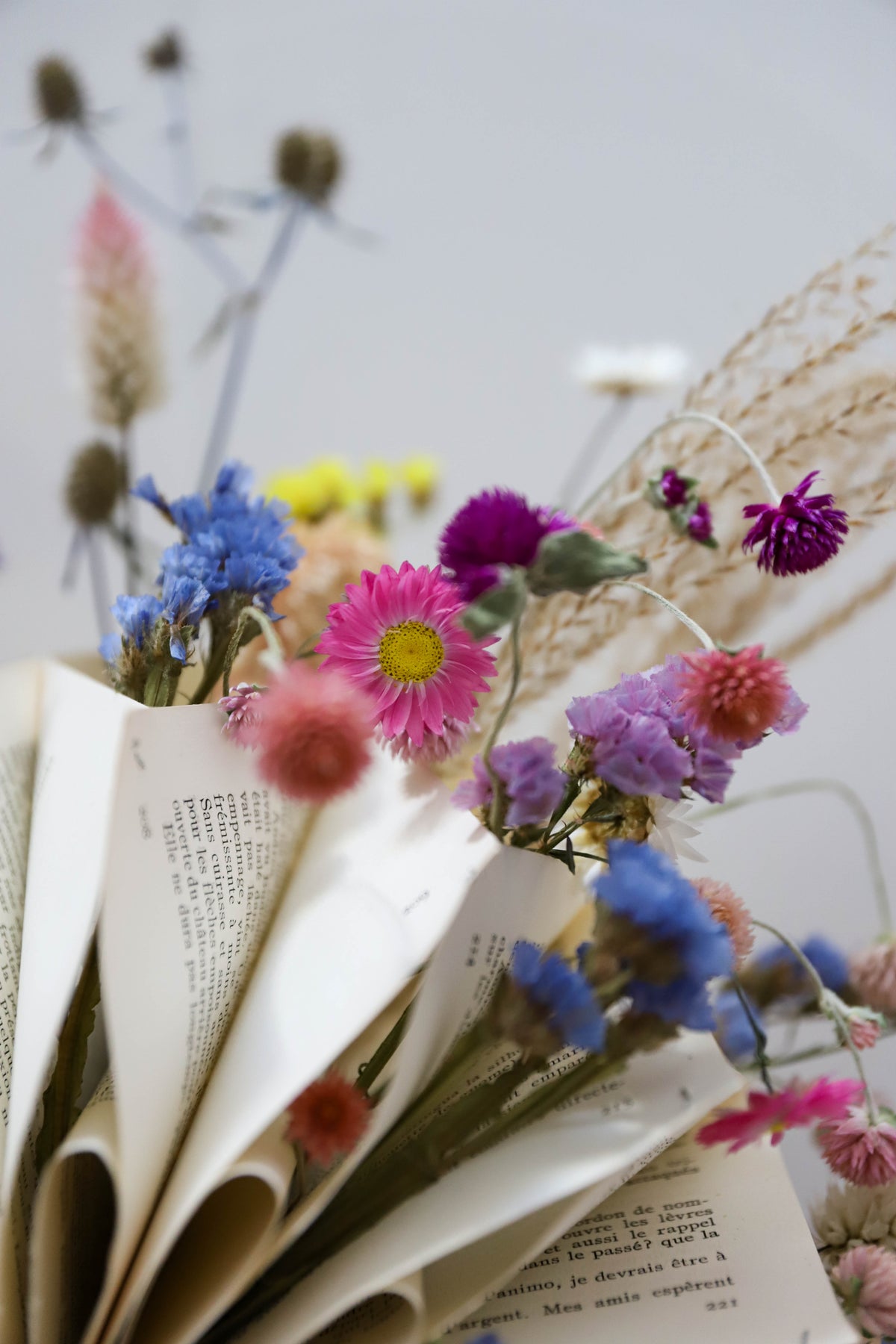 Livre fleuri